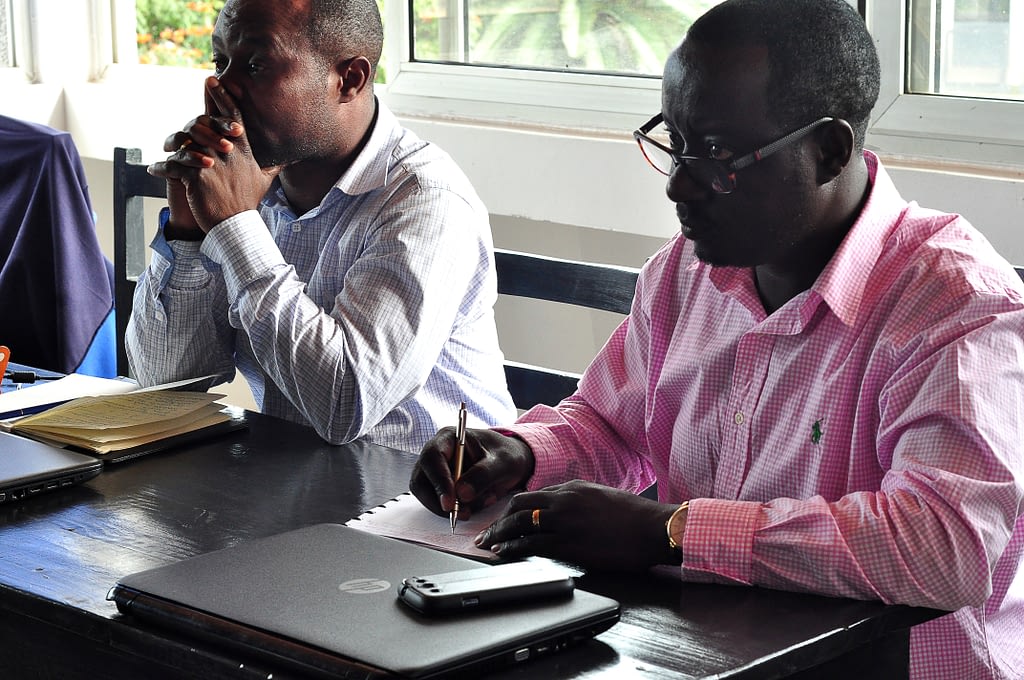 Rwandan entrepreneurs participated in a tax training offered by AEC. 