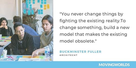 Buckminster Fuller quote about change