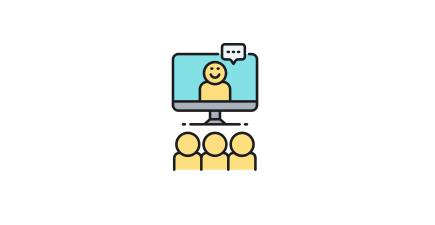Online learning icon