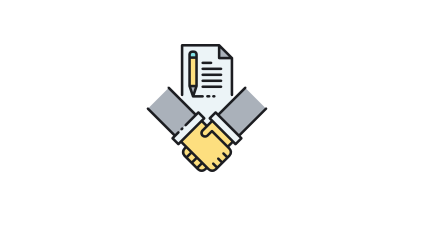 Business partnership icon