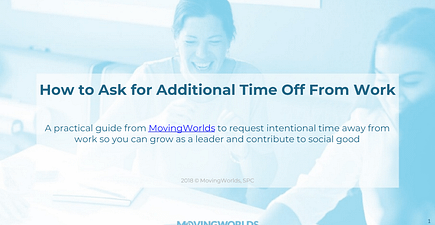 Free eGuide: How to ask for time off from work to travel