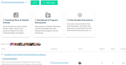Community-Powered Learning Opportunities