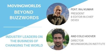 June #BeyondBuzzwords: The Business of Changing the World