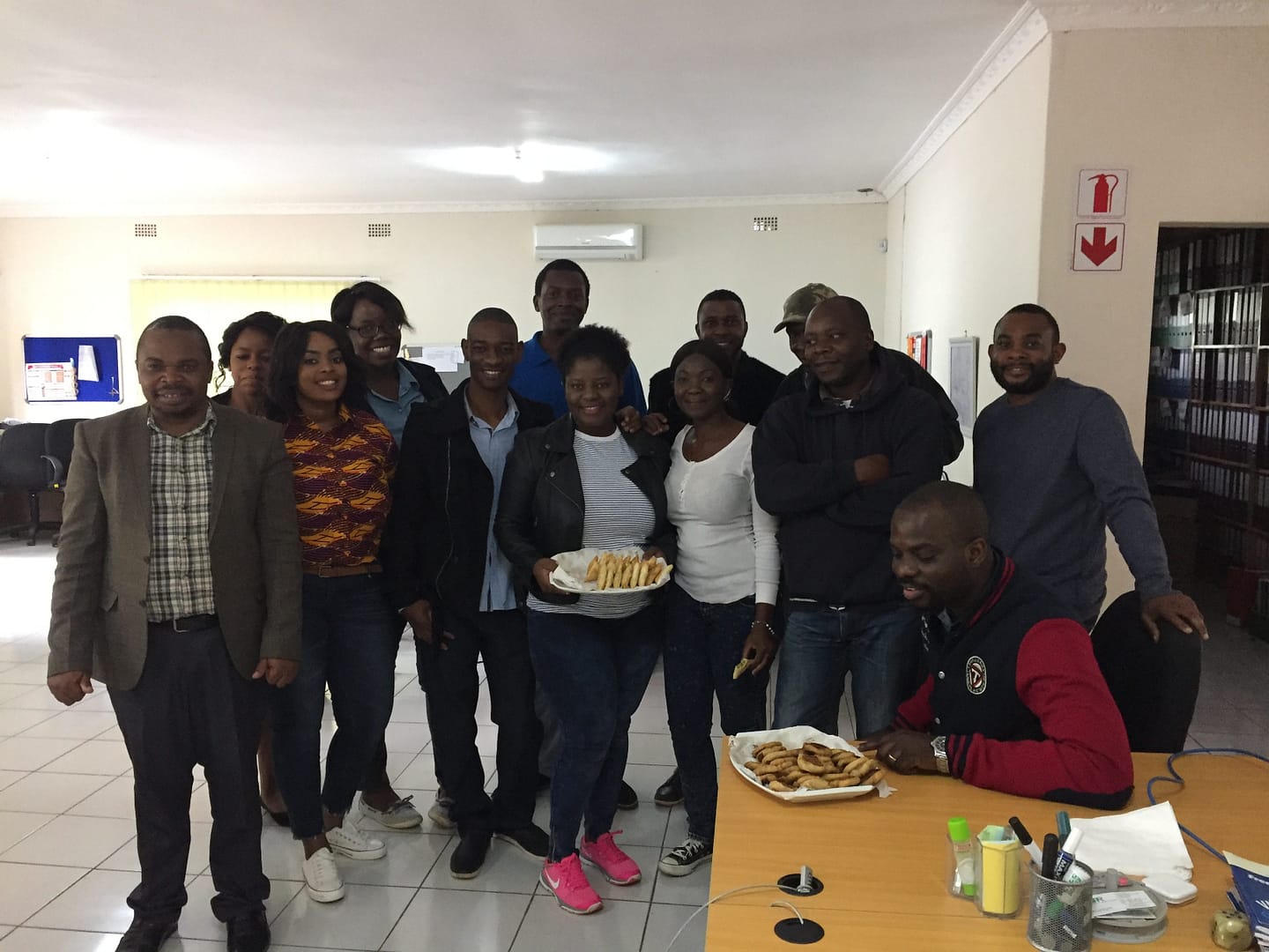 On her last day of the fellowship, Ankita brought in some home made food so that she could share a meal with her awesome colleagues at Zambian Governance Foundation.