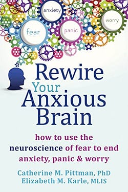 Cover of the book "Rewire Your Anxious Brain"