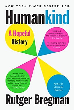 Cover of the book "Humankind: A Hopeful History"