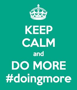 #DoingMore