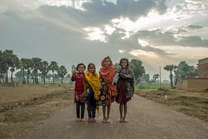 Village students of Bodhi Tree School