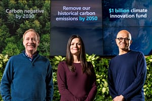 Microsoft announces climate neutrality image