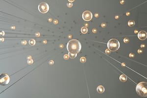 Light bulbs representing innovation