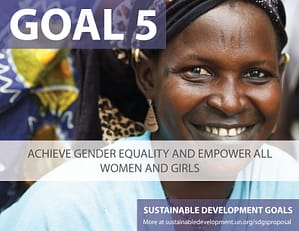 SDG Goal 5 - Gender Equality from United Nations Sustainable Development Goals