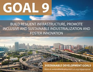 SDG Goal 9 is about industrilization  from United Nations Sustainable Development Goals