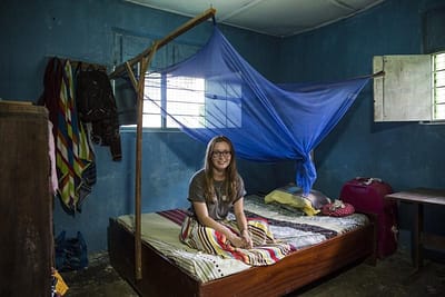 Image of what home can look like when volunteering overseas
