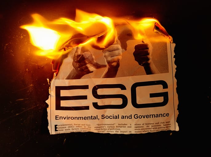 image of ESG is burning