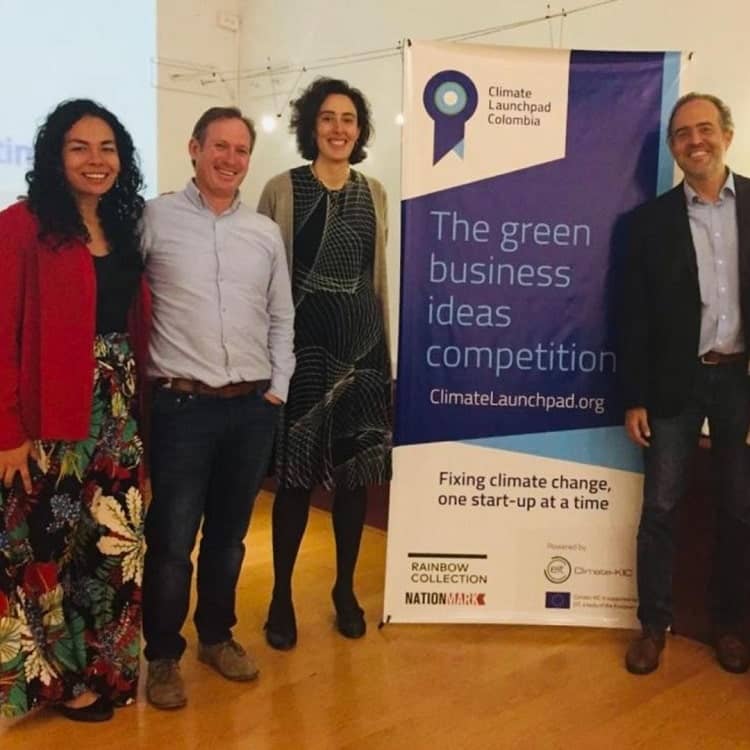 Volunteer Victoria with Climate 
Launchpad colleagues