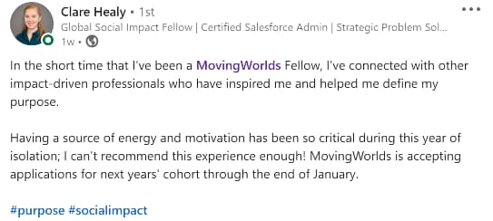 Image of LinkedIn post